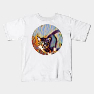 Agreeable floppy cat Kids T-Shirt